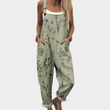 Ērts Iespiests Jumpsuit