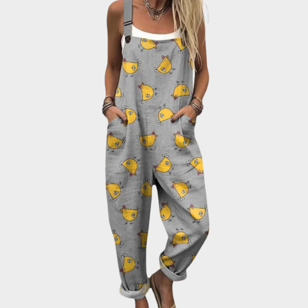 Ērts un Rakstains Jumpsuit