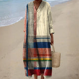 Leonor - Boho stila kleita patchwork
