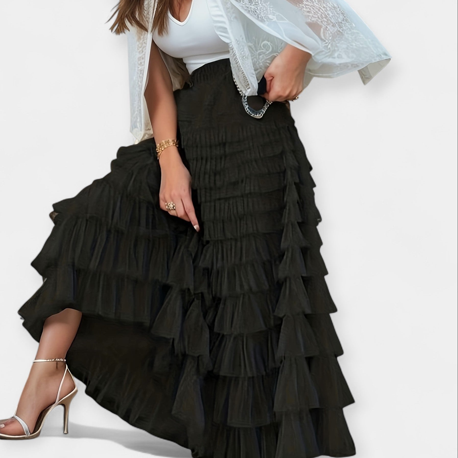 Eleganti svārki ar tilla detaļām