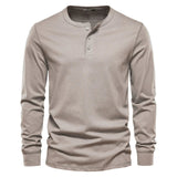 Henley Krekls - Mīksts Elpojošs Audums