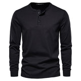Henley Krekls - Mīksts Elpojošs Audums