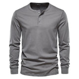 Henley Krekls - Mīksts Elpojošs Audums