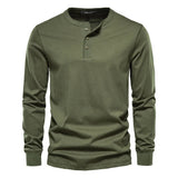 Henley Krekls - Mīksts Elpojošs Audums