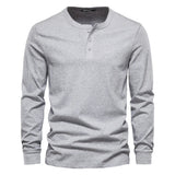 Henley Krekls - Mīksts Elpojošs Audums