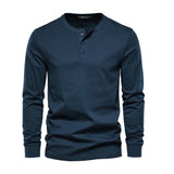 Henley Krekls - Mīksts Elpojošs Audums