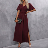 Eterna - Elegants Melns Maxi Kleita