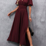 Eterna - Elegants Melns Maxi Kleita