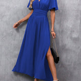 Eterna - Elegants Melns Maxi Kleita