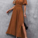 Eterna - Elegants Melns Maxi Kleita