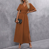 Eterna - Elegants Melns Maxi Kleita