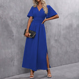 Eterna - Elegants Melns Maxi Kleita