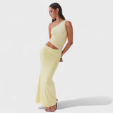 Serenela - Asimetriska maxi kleita