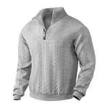 João - Elpojošs Pus-Zipper Džemperis