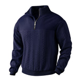 João - Elpojošs Pus-Zipper Džemperis