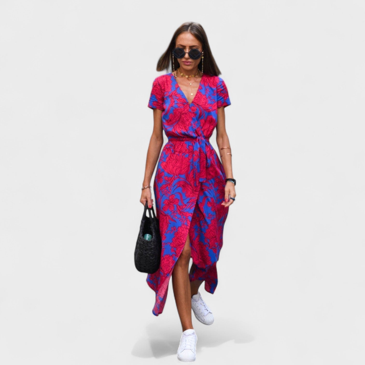 Rozā Lilija - Boho Chic Kleita