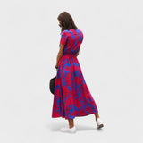 Rozā Lilija - Boho Chic Kleita