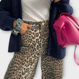 Chandra - Vintage leoparda džinsi