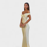 Bárbara - Maxi kleita no satīna
