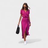 Līrija Rozā - Boho Chic Kleita