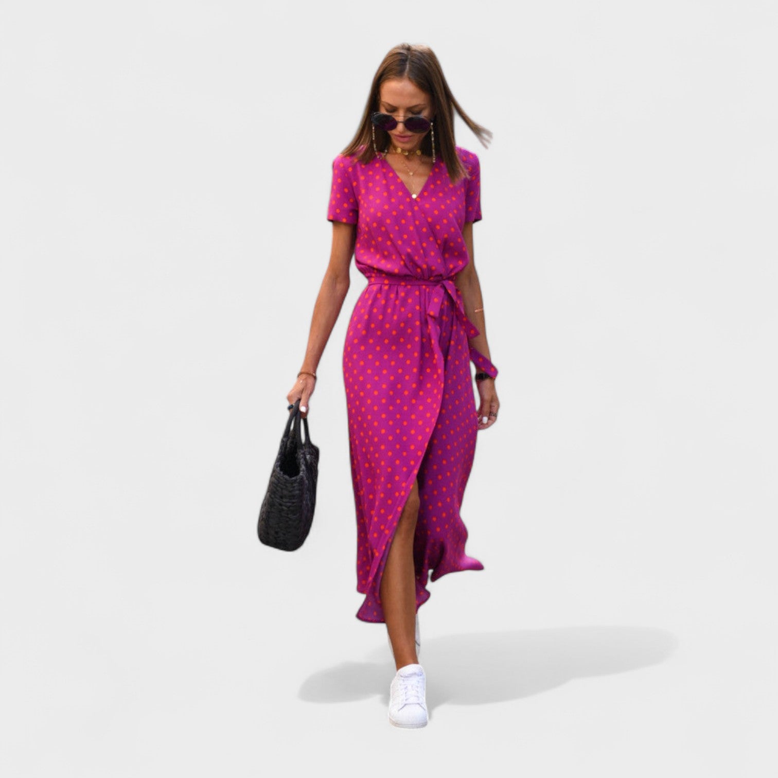 Līrija Rozā - Boho Chic Kleita