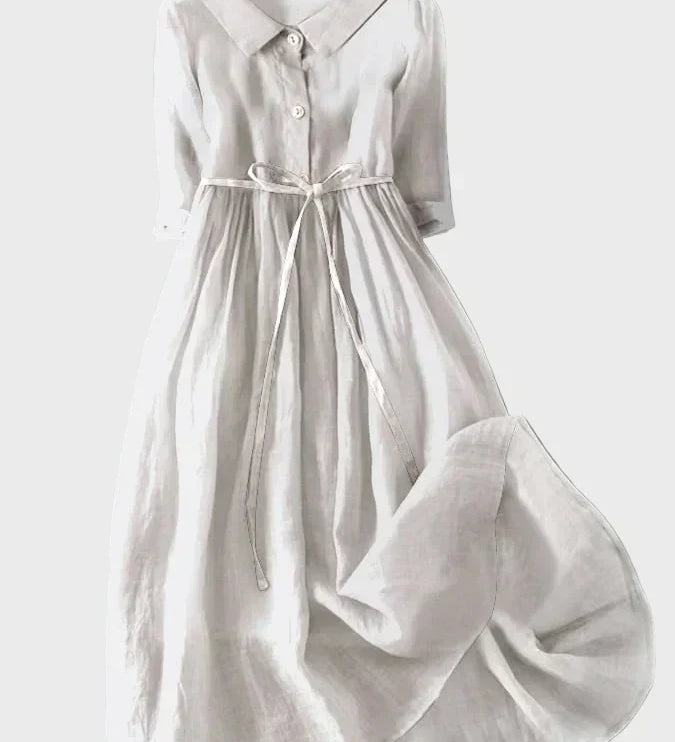 Eleganta Apkakle Kleita