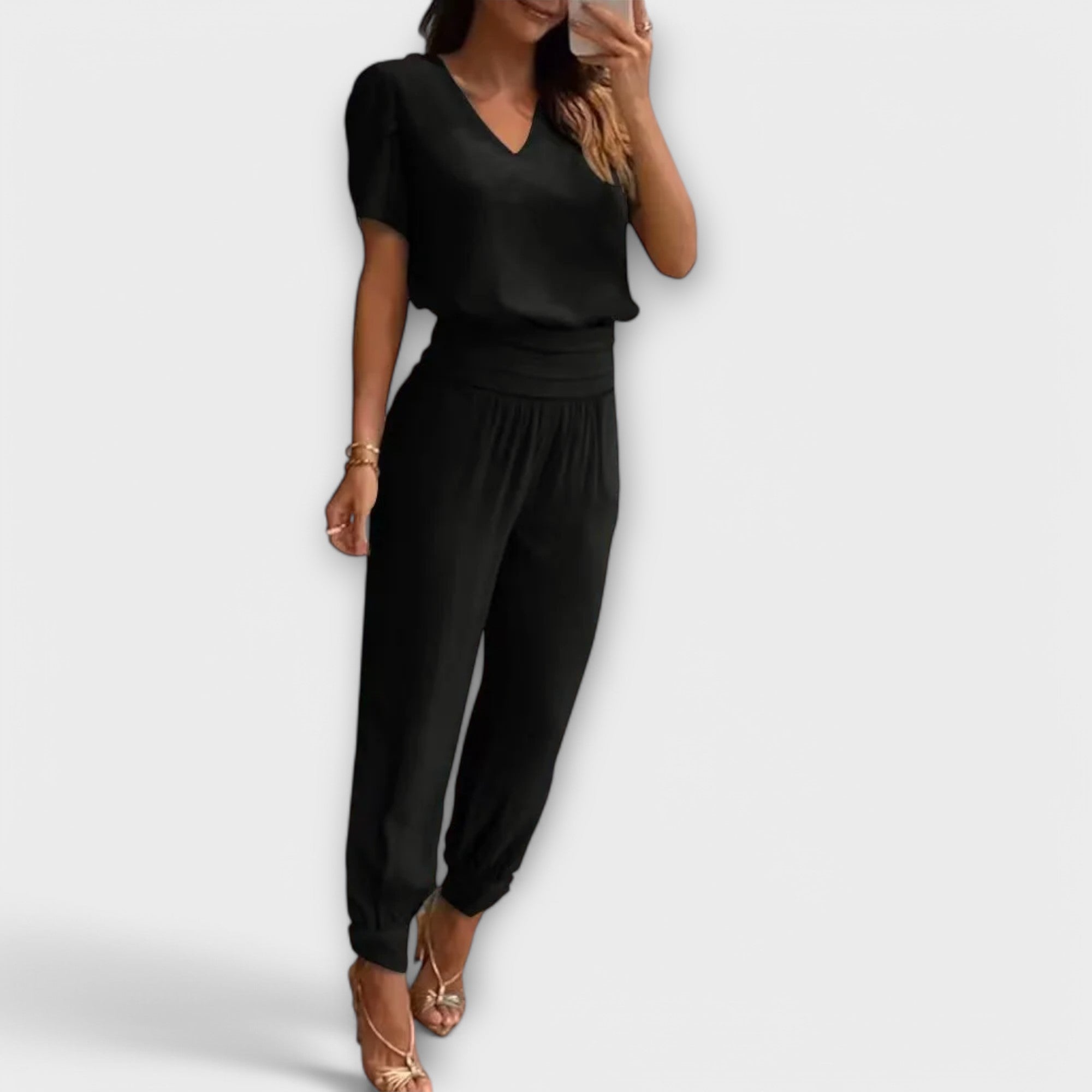 Irmelinda - Elegants komplekts topi un bikses