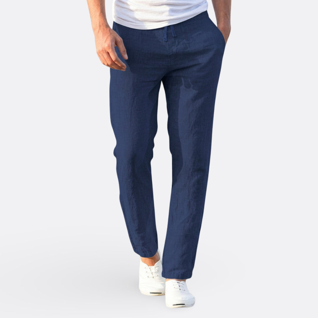 Hélder - Vieglas ikdienas bikses no lina