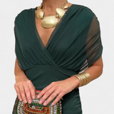 Luana - Eleganta kleita ar V veida izgriezumu