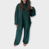 Ingrid - Plus Size Akcentēts Komplekts
