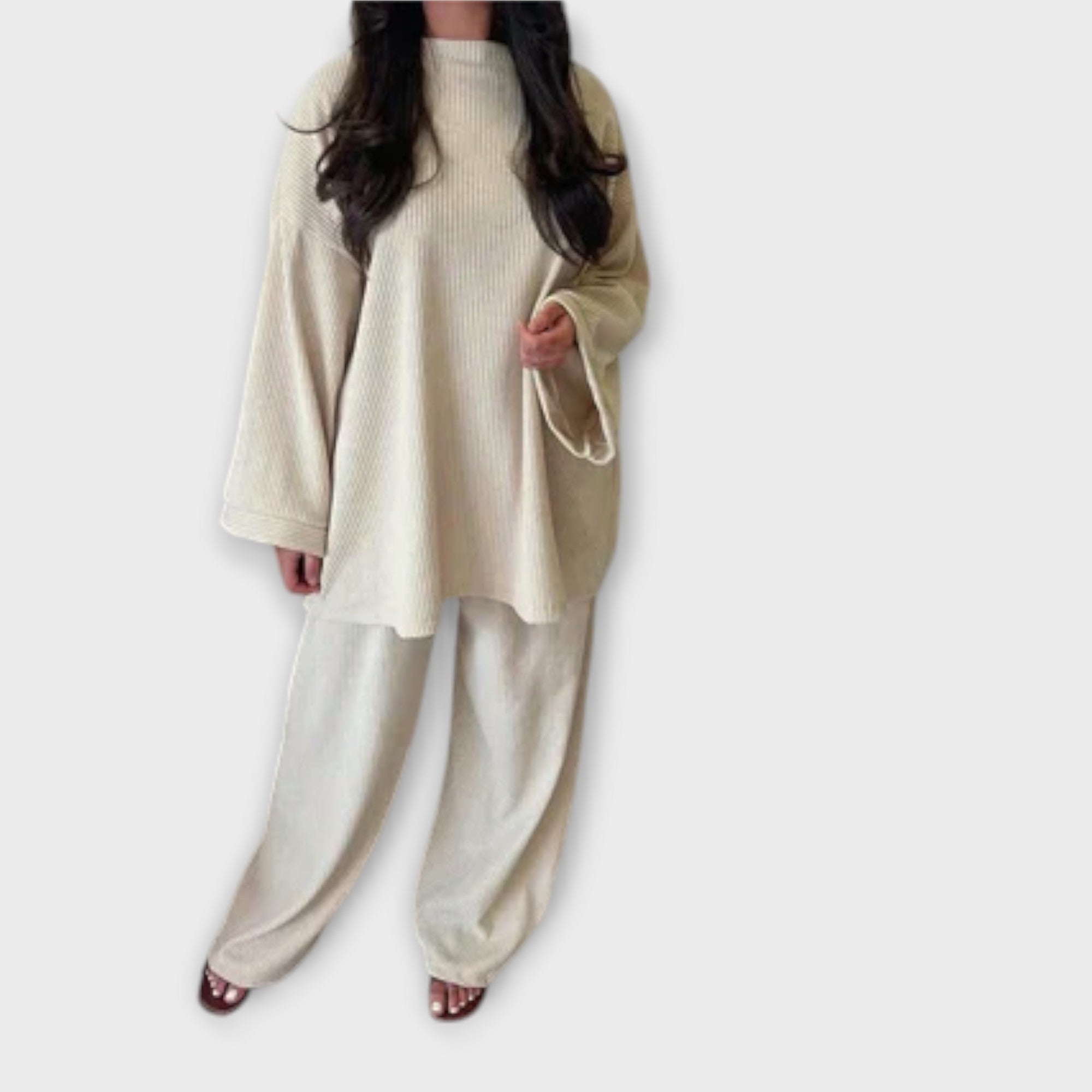 Ingrid - Plus Size Akcentēts Komplekts