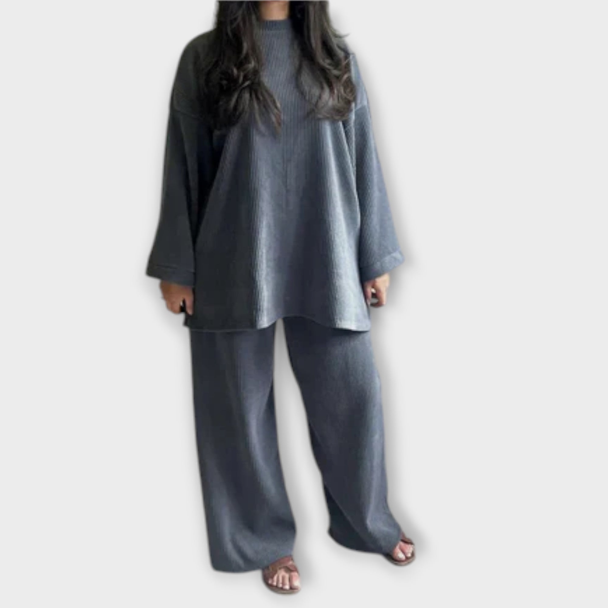 Ingrid - Plus Size Akcentēts Komplekts