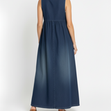 Iva - Vintage Džinsa Maxi Kleita