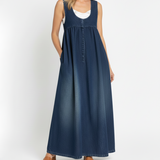 Iva - Vintage Džinsa Maxi Kleita