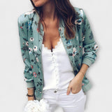 Andreia - Eleganta ziedu bomber jaka